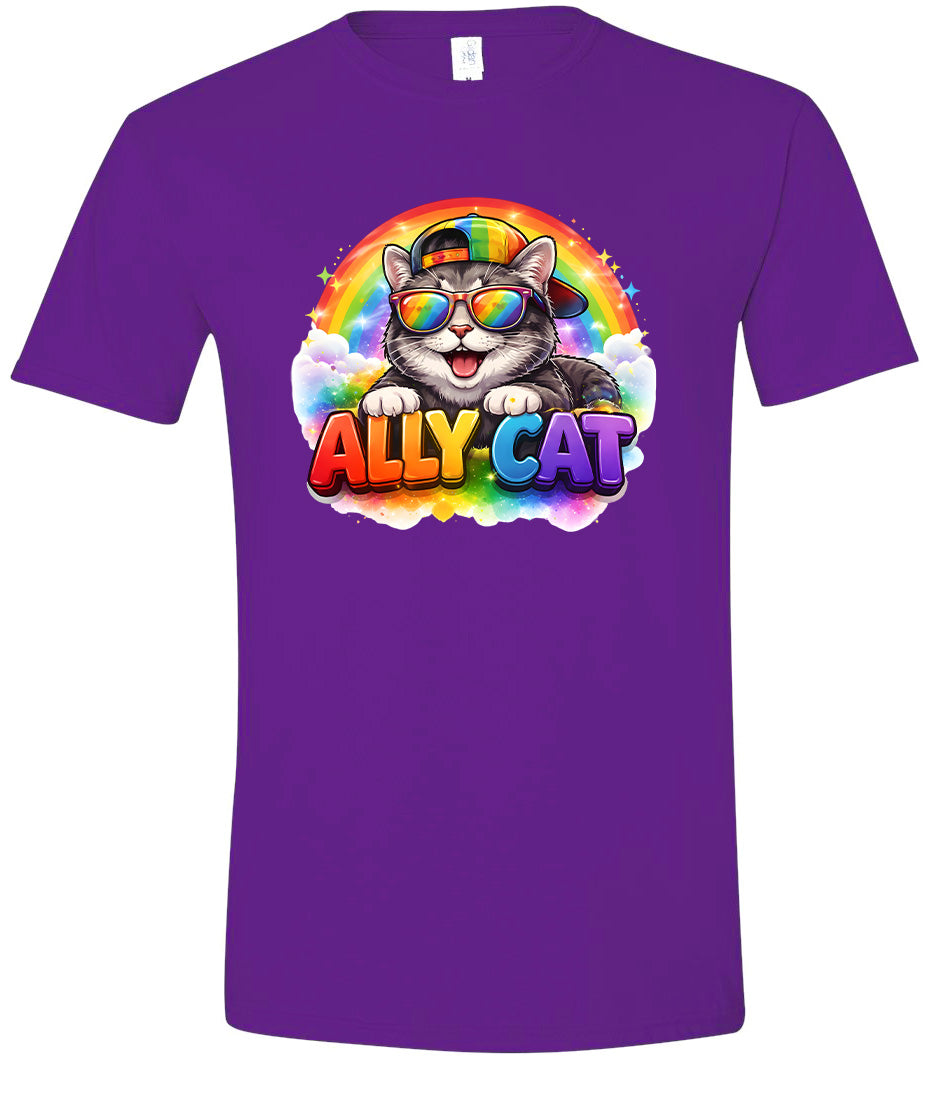 Ally Cat Adult Gildan Soft Shirt