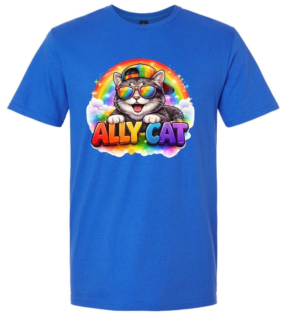 Ally Cat Adult Gildan Soft Shirt