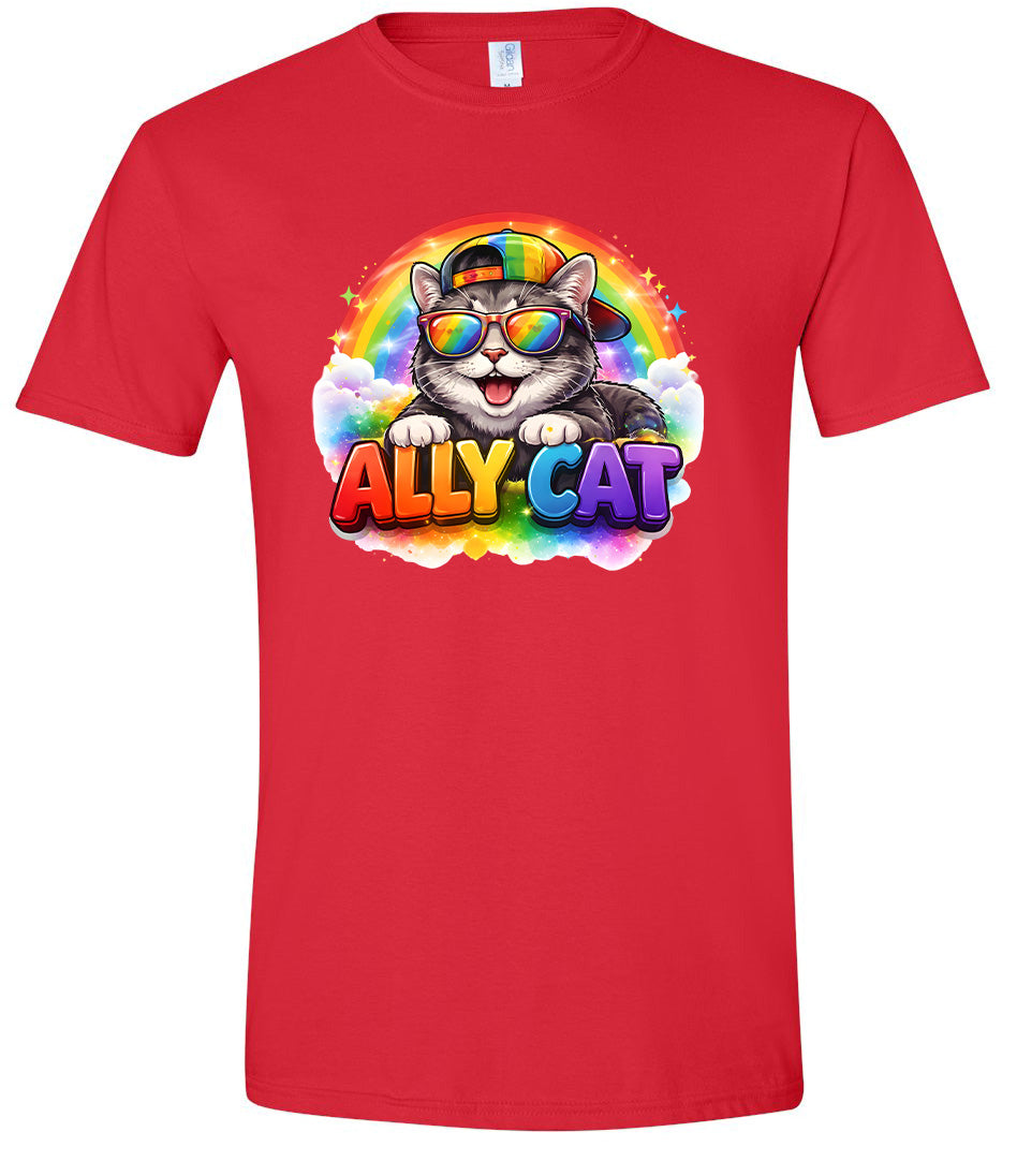 Ally Cat Adult Gildan Soft Shirt