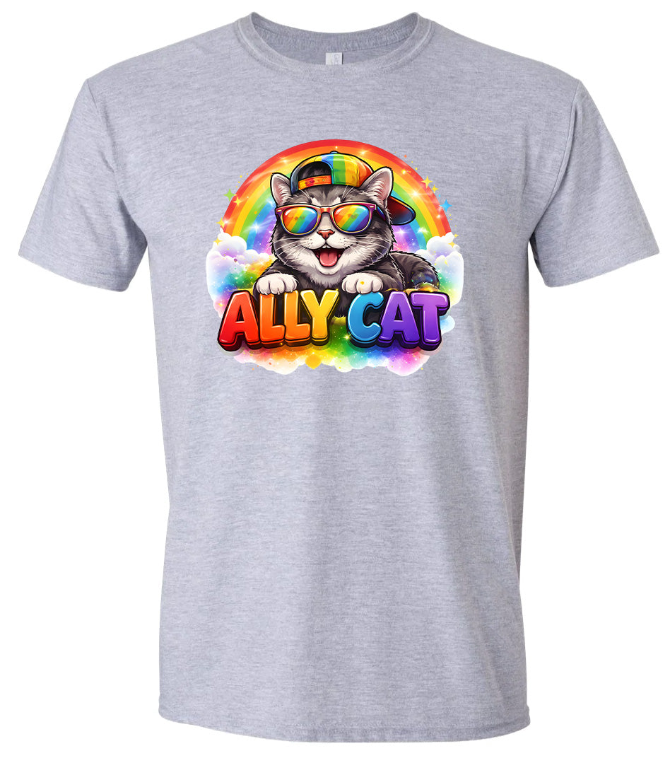 Ally Cat Adult Gildan Soft Shirt