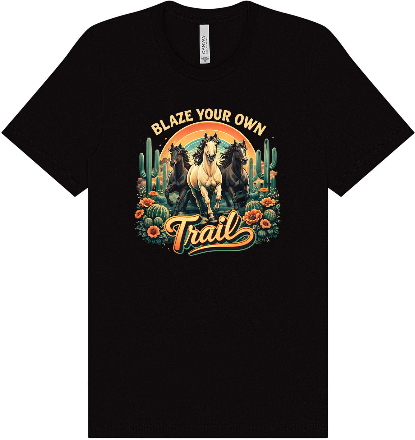 Blaze Your Own Trail Adult Bella Canvas Shirt
