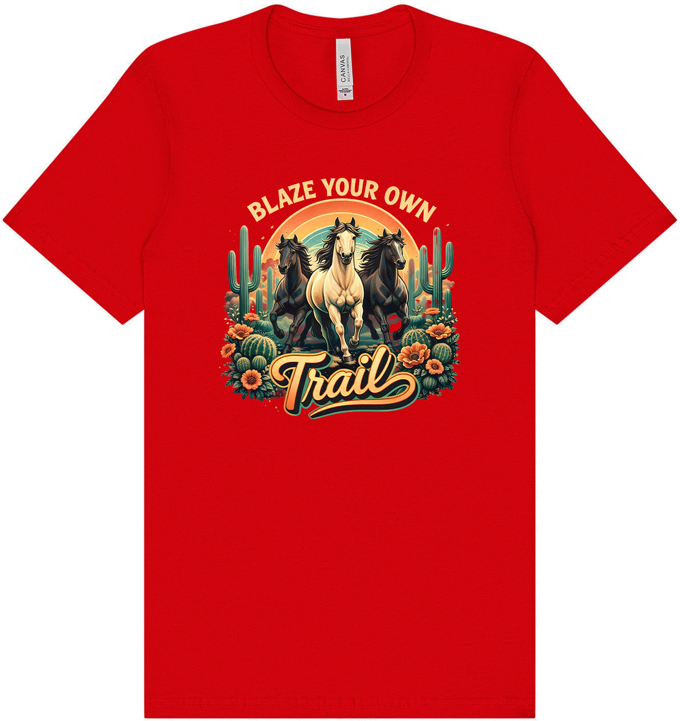 Blaze Your Own Trail Adult Bella Canvas Shirt