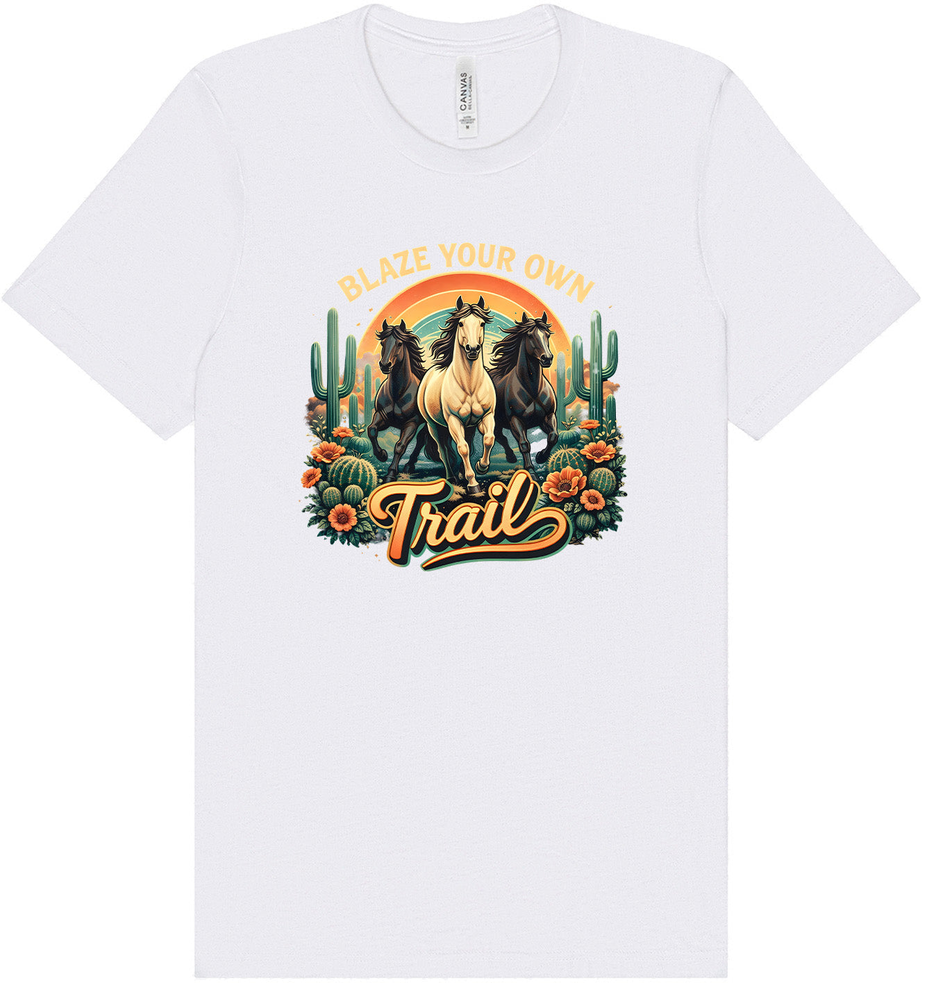 Blaze Your Own Trail Adult Bella Canvas Shirt