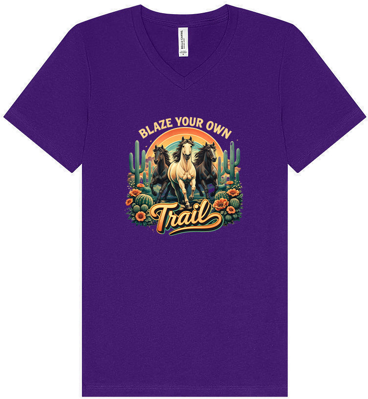 Blaze Your Own Trail Unisex V-Neck Shirt