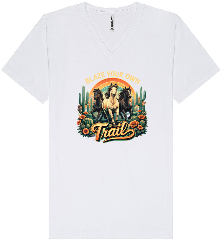 Blaze Your Own Trail Unisex V-Neck Shirt