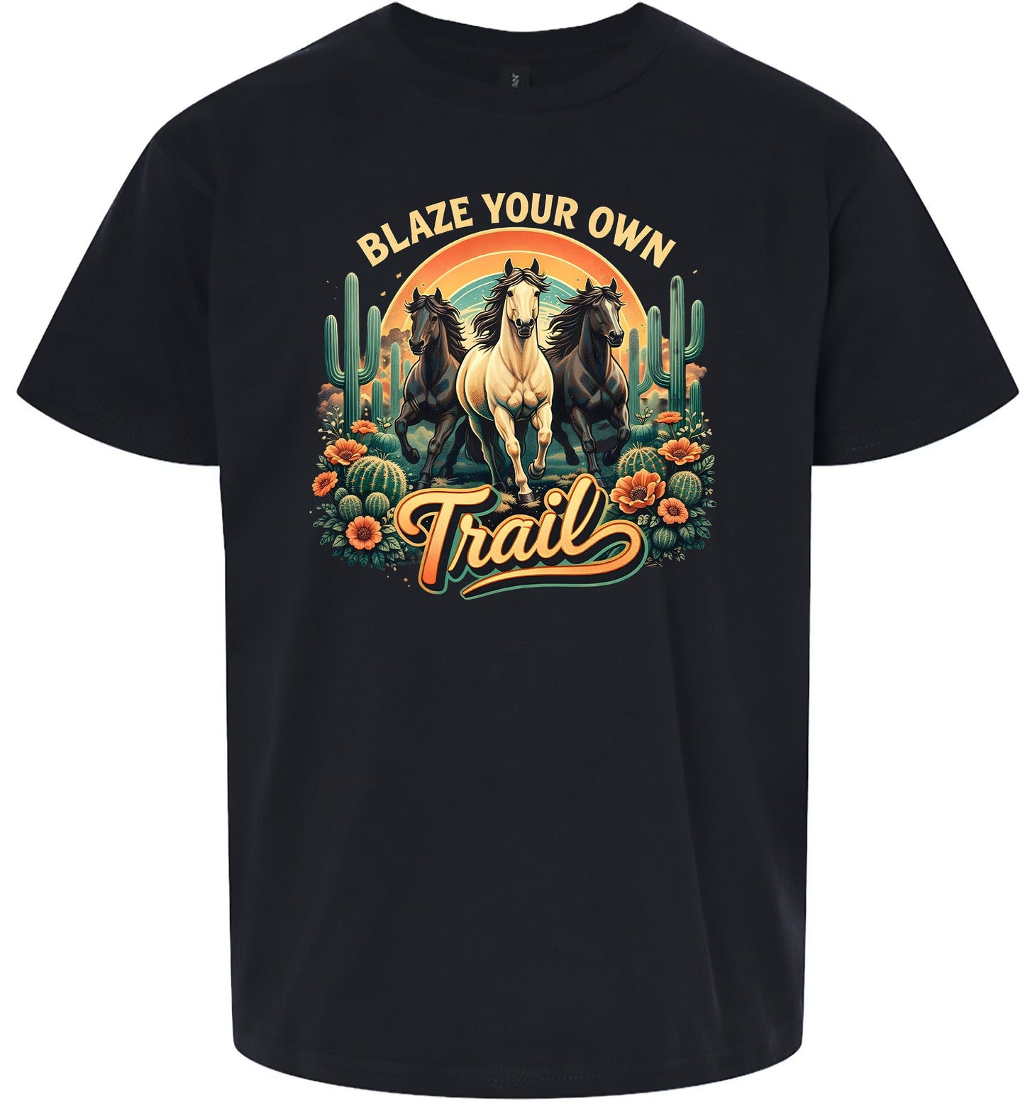 Blaze Your Own Trail Children's Gildan Soft Shirt