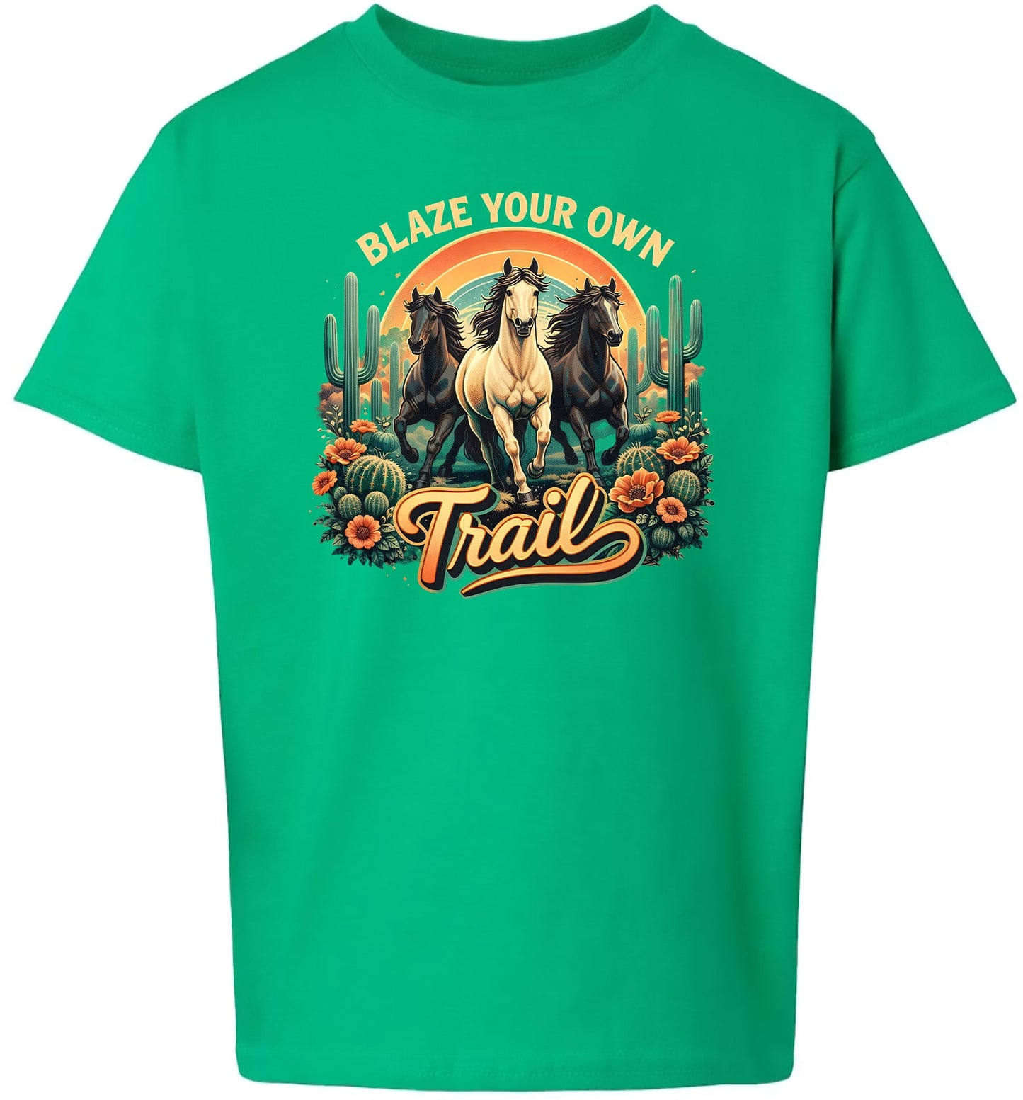 Blaze Your Own Trail Children's Gildan Soft Shirt