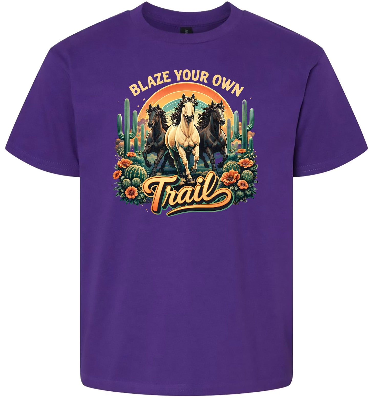Blaze Your Own Trail Children's Gildan Soft Shirt