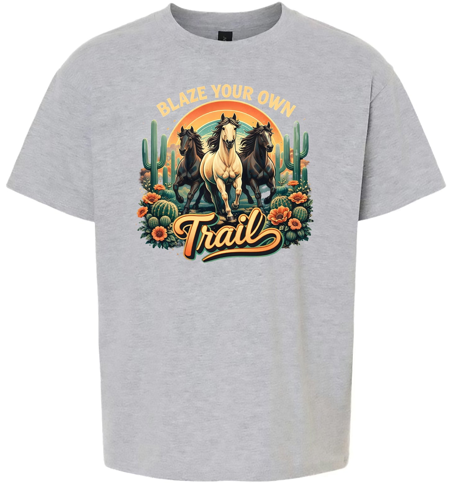 Blaze Your Own Trail Children's Gildan Soft Shirt
