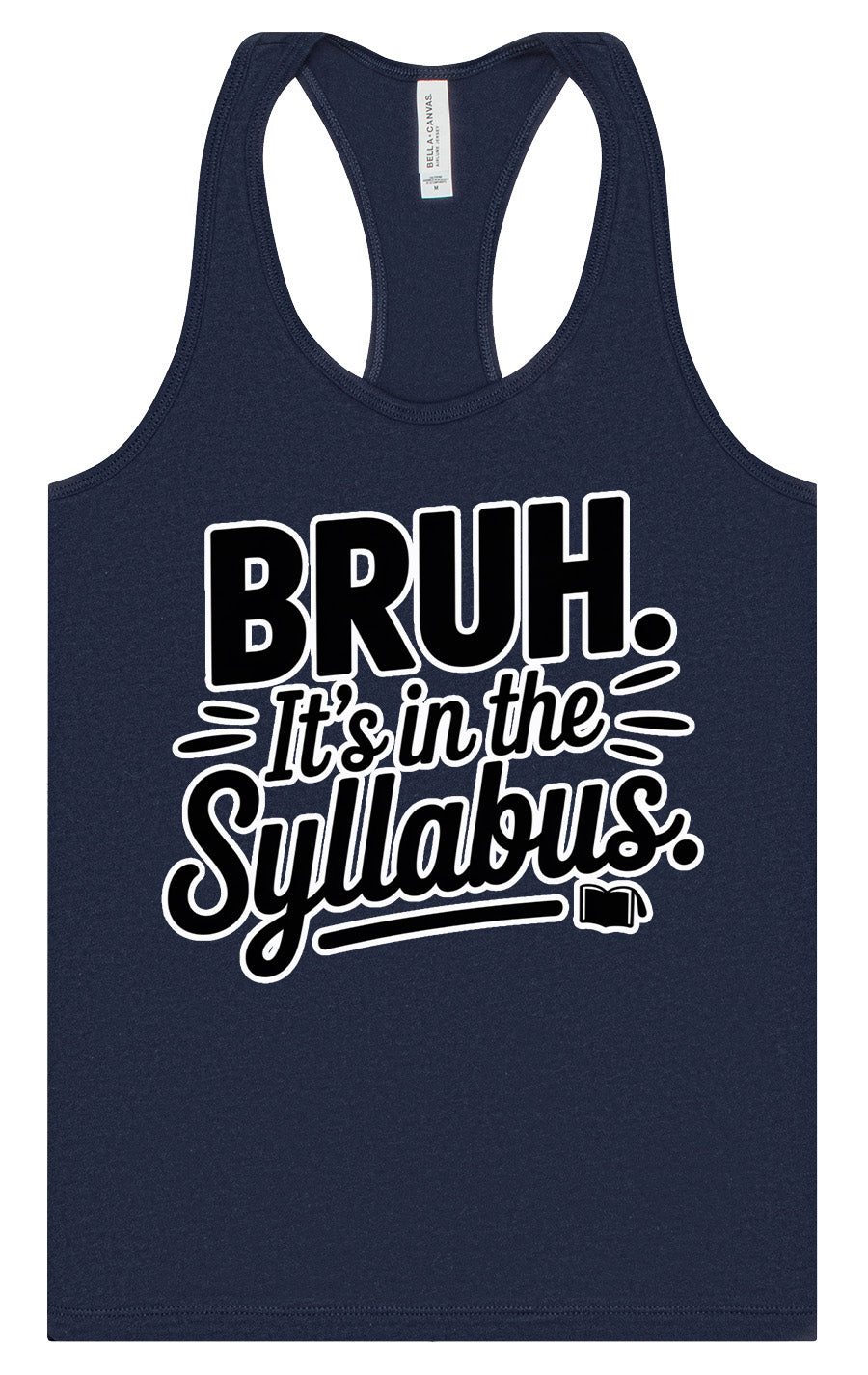 Bruh. It's in the Syllabus. Women's Racerback Tank