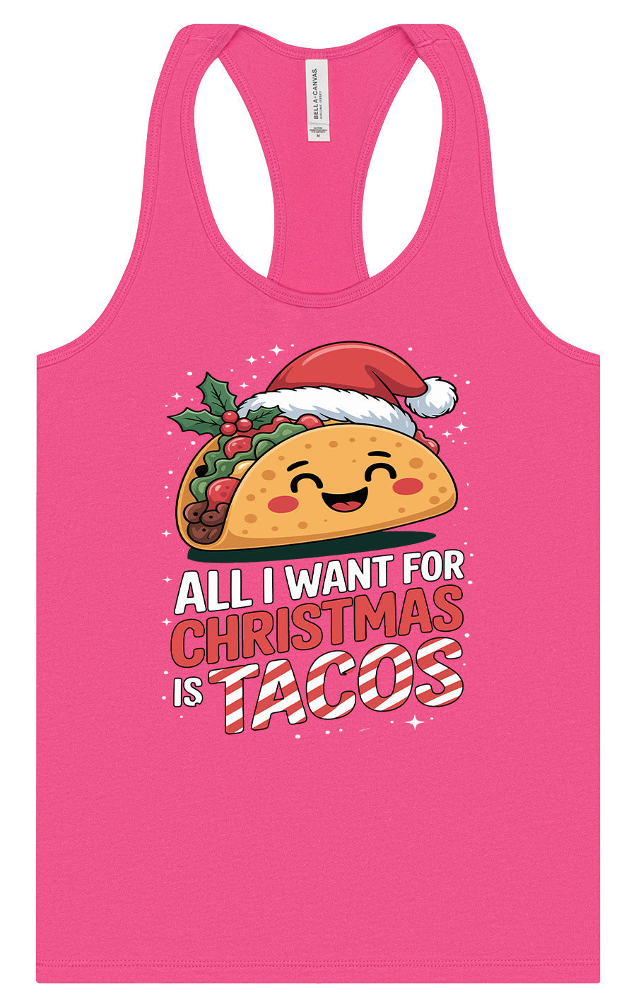 Tacos for Christmas Women's Racerback Tank