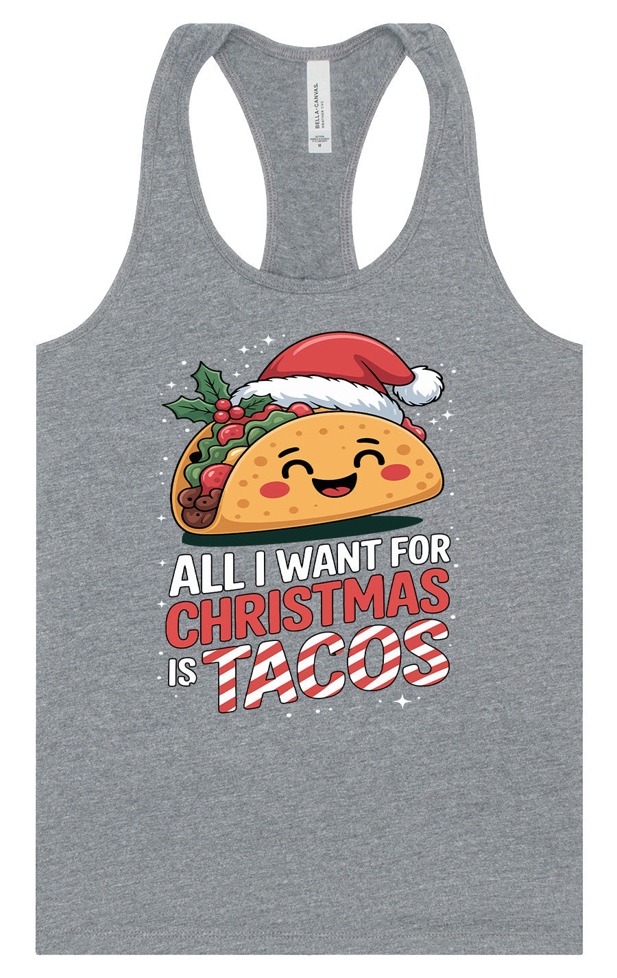 Tacos for Christmas Women's Racerback Tank