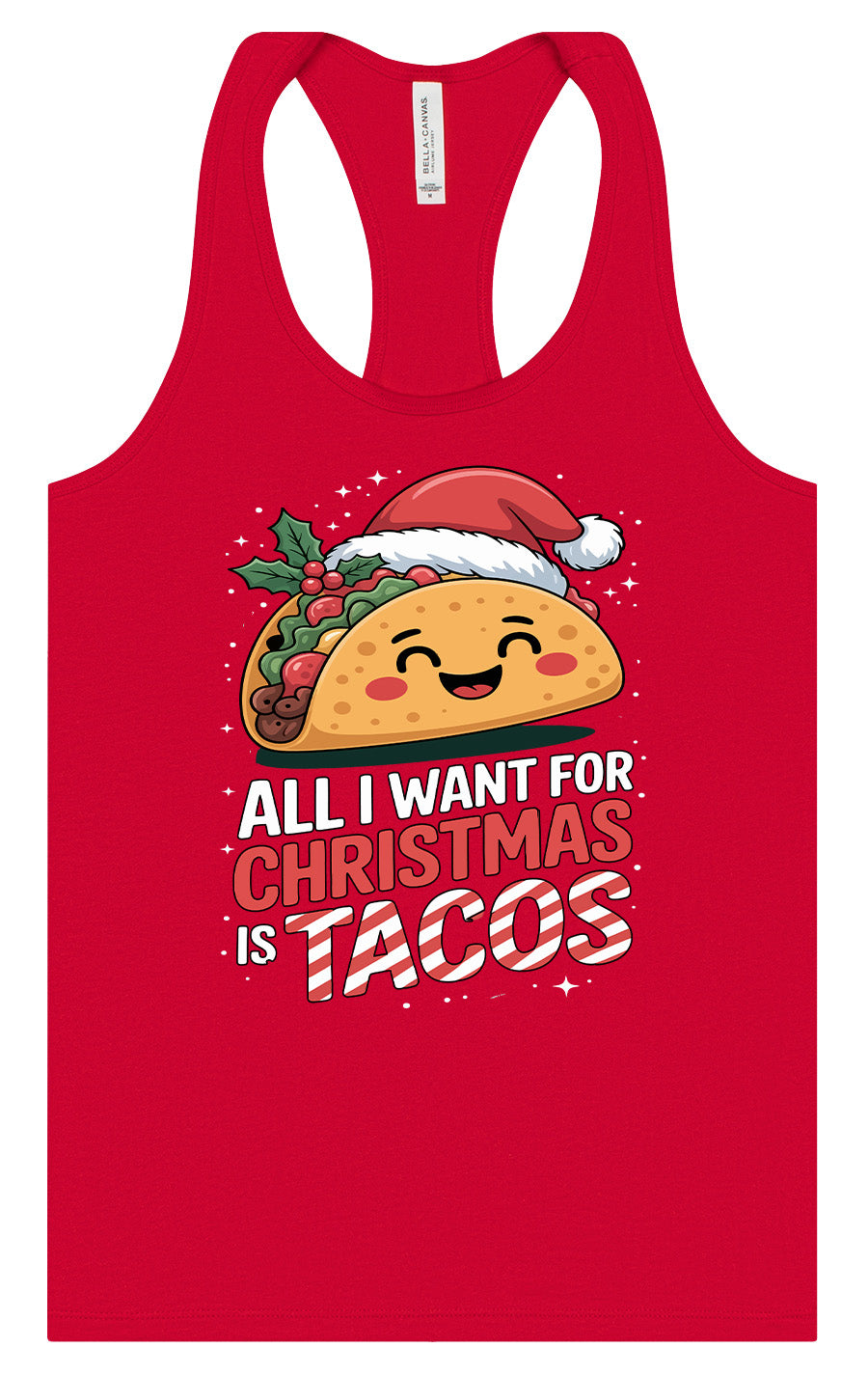 Tacos for Christmas Women's Racerback Tank