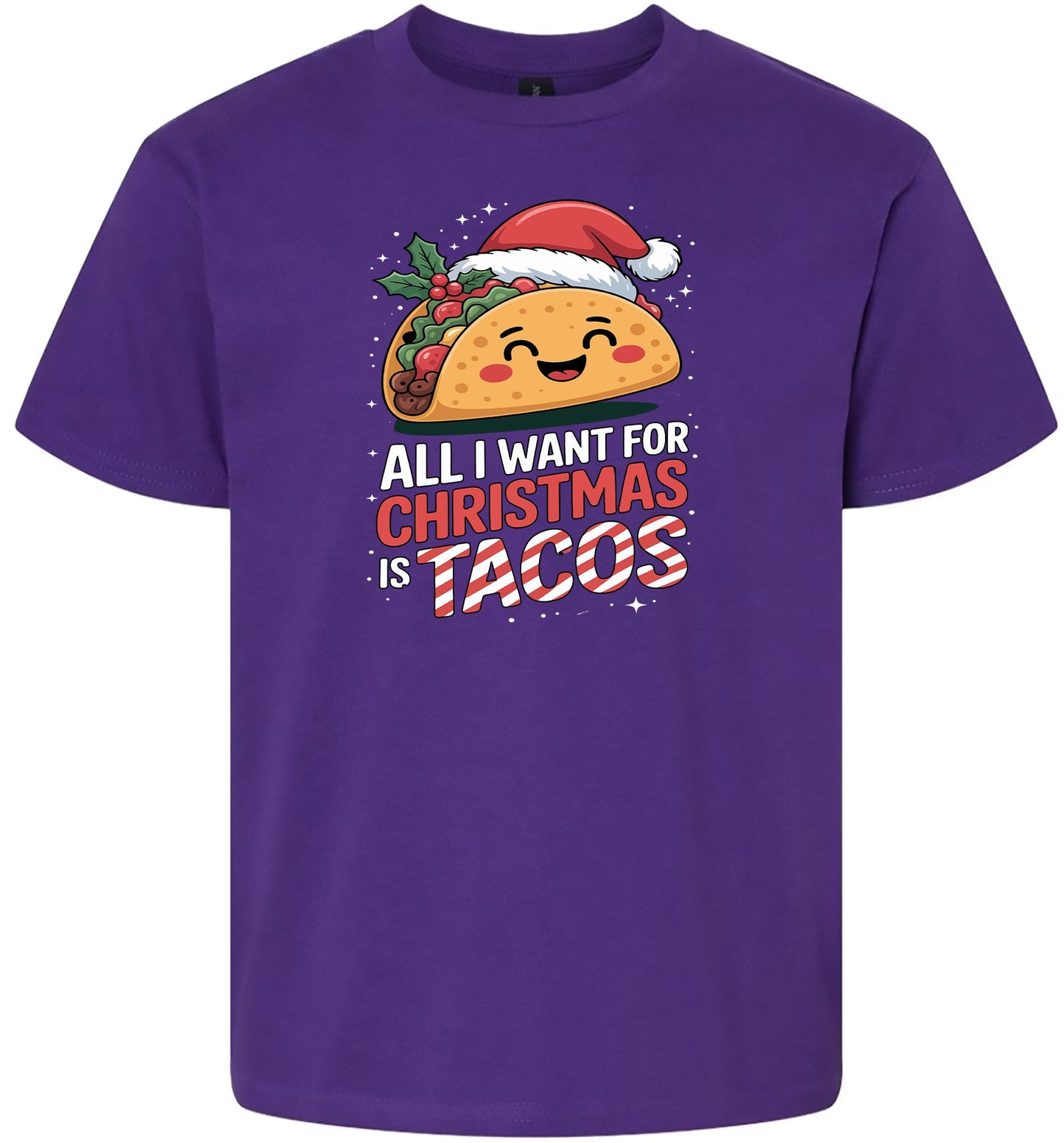 Tacos for Christmas Children's Gildan Soft Shirt