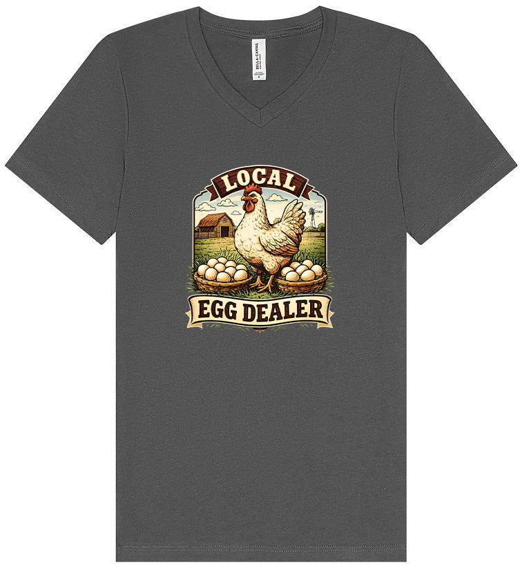 Local Egg Dealer Unisex V-Neck Shirt