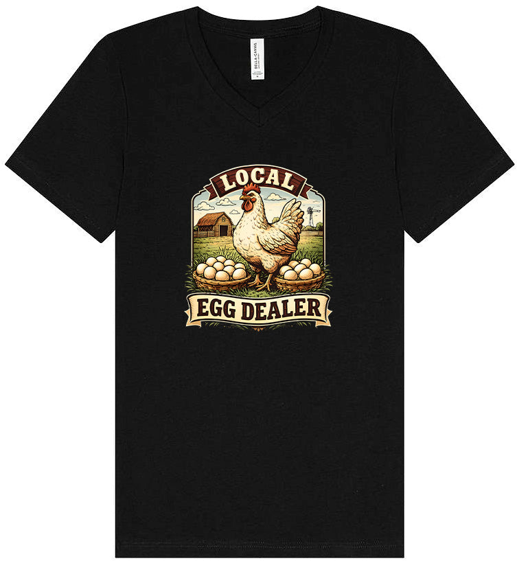 Local Egg Dealer Unisex V-Neck Shirt