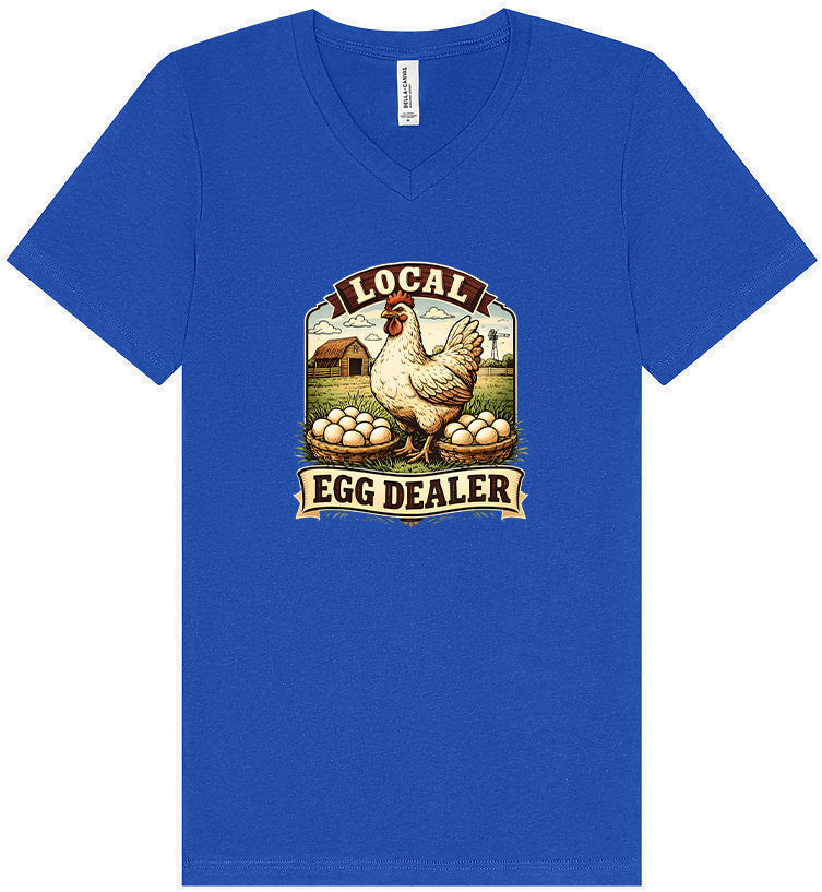 Local Egg Dealer Unisex V-Neck Shirt