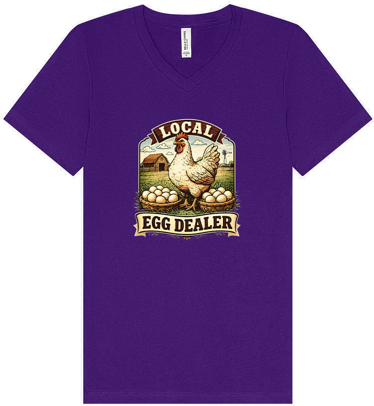 Local Egg Dealer Unisex V-Neck Shirt