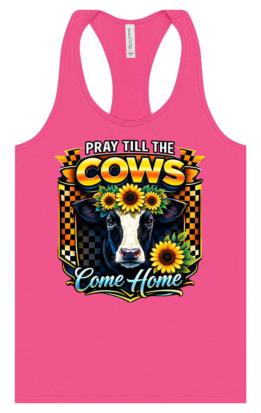 Pray til the Cows Come Home Women's Racerback Tank