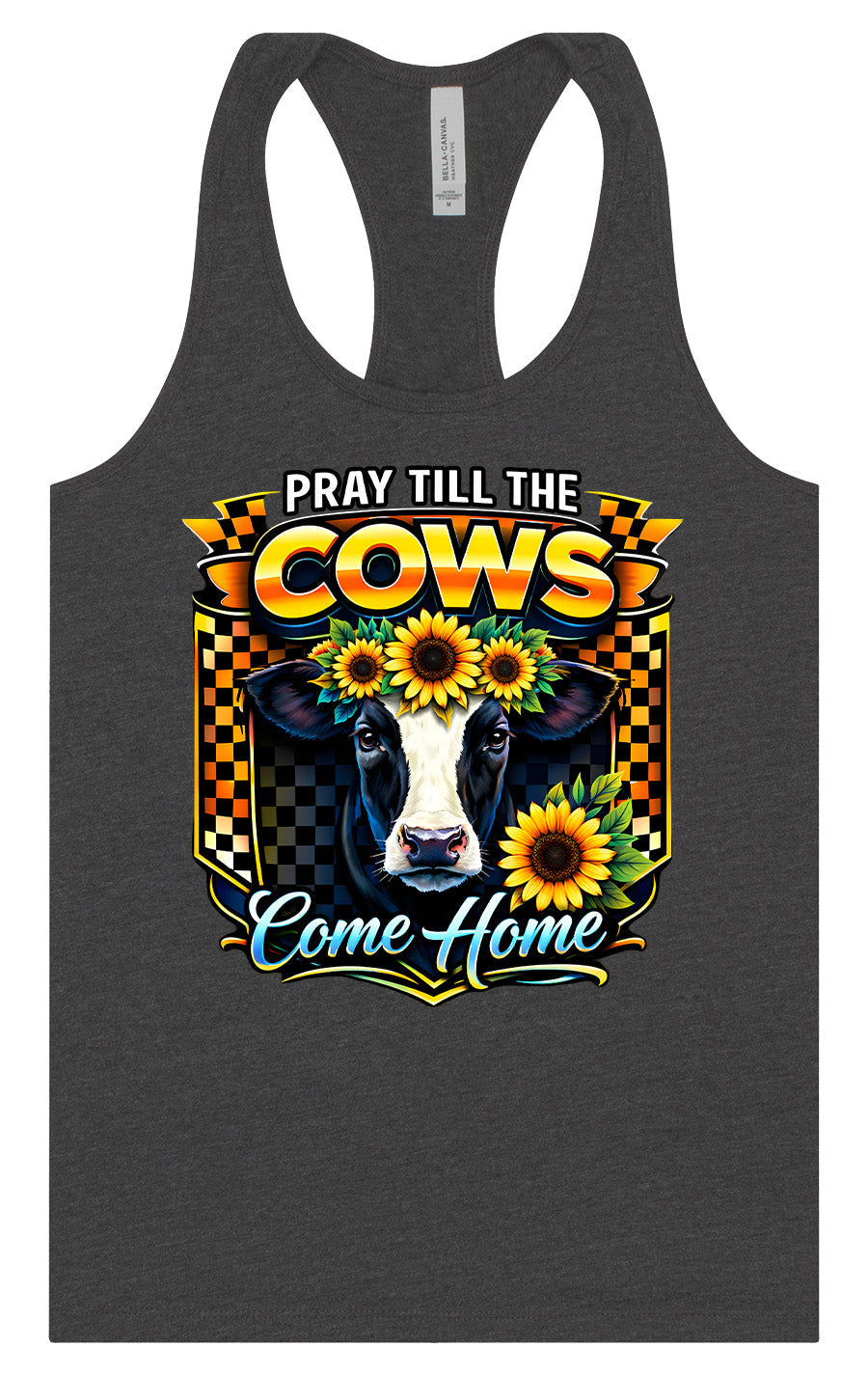 Pray til the Cows Come Home Women's Racerback Tank