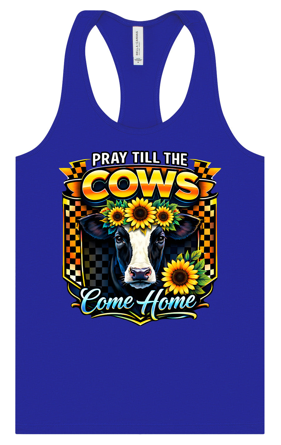 Pray til the Cows Come Home Women's Racerback Tank