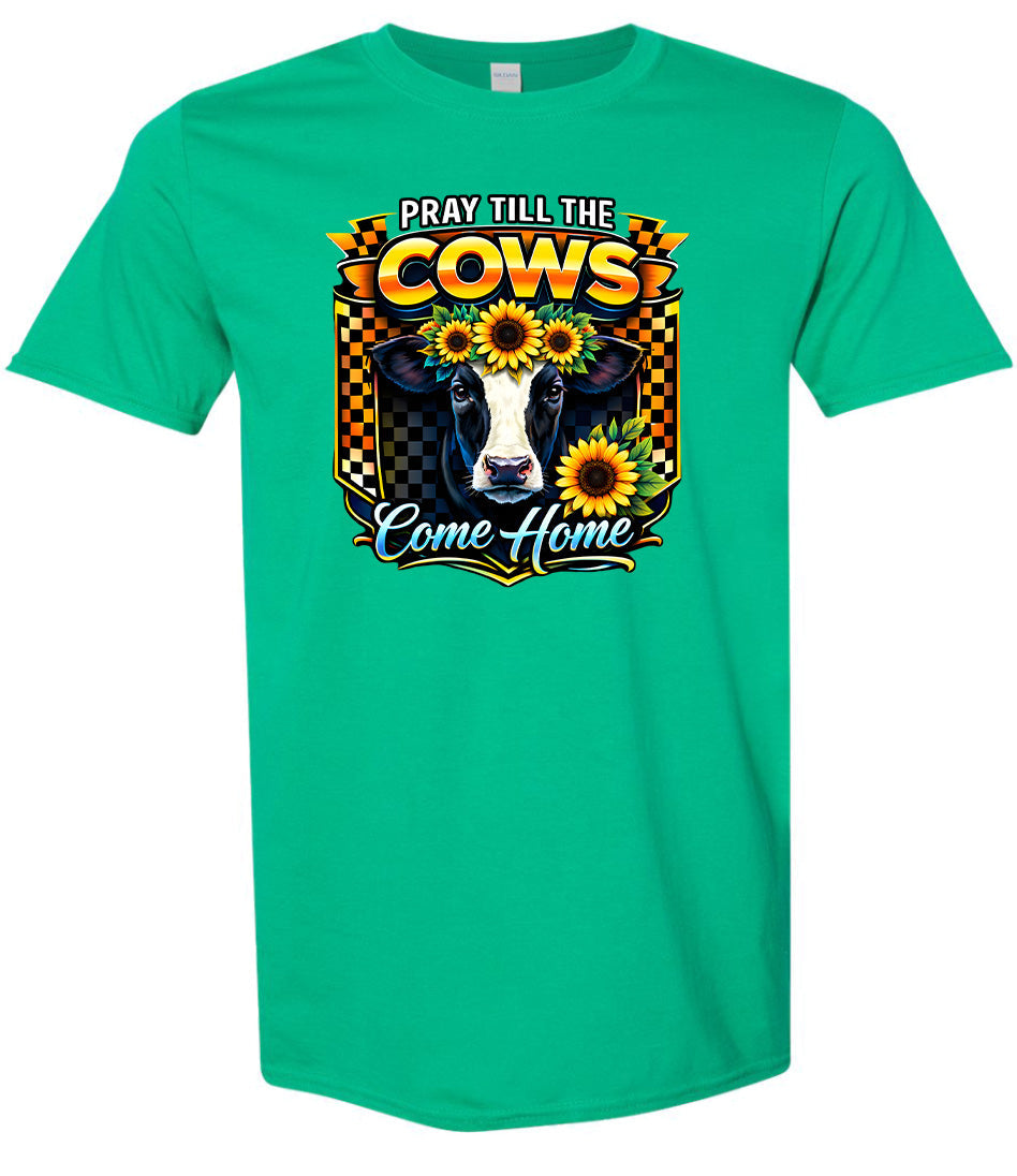 Pray til the Cows Come Home Adult Gildan Soft Shirt