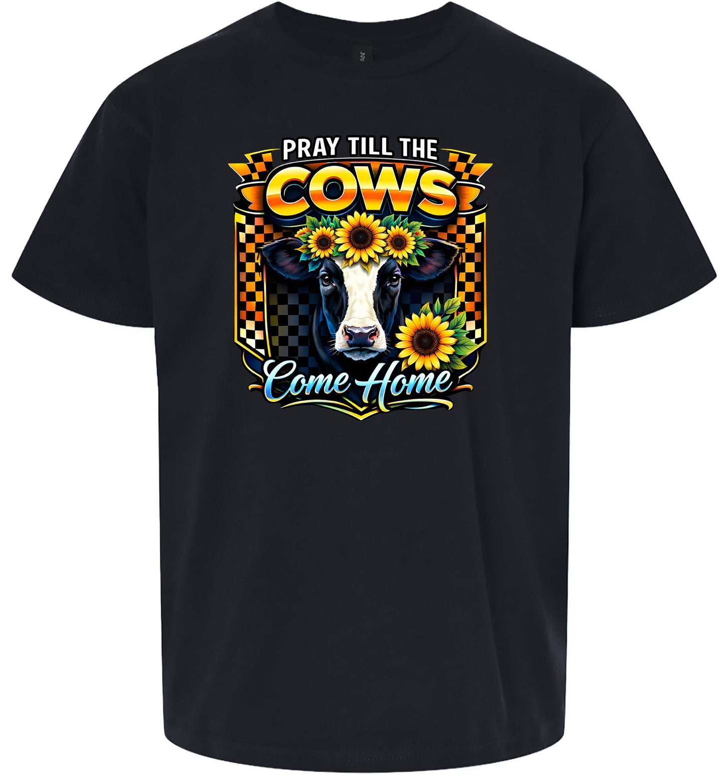Pray til the Cows Come Home Children's Gildan Soft Shirt