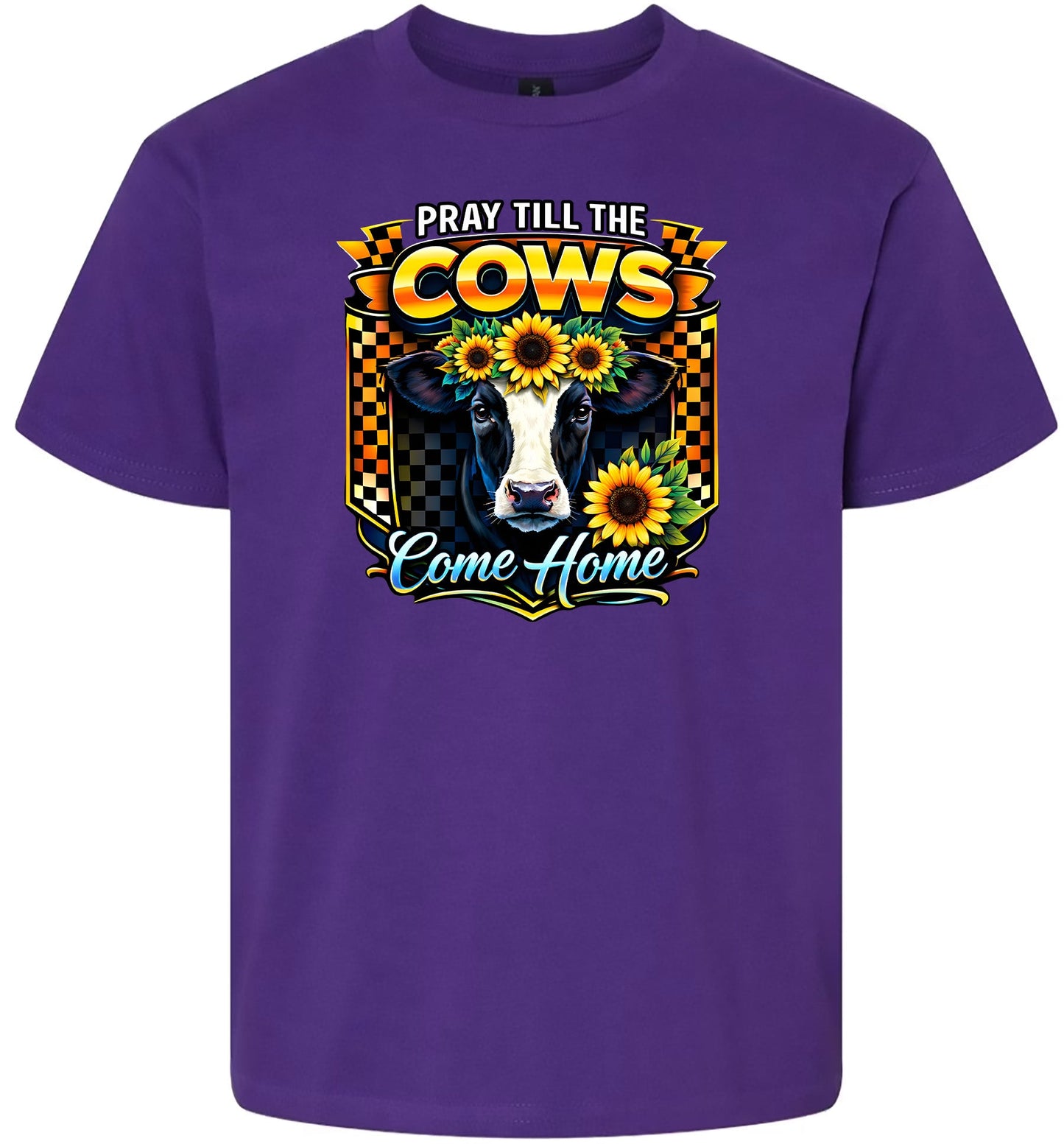Pray til the Cows Come Home Children's Gildan Soft Shirt