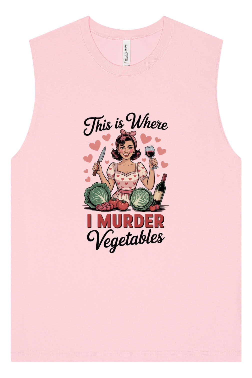 I Murder Vegetables Muscle Tank