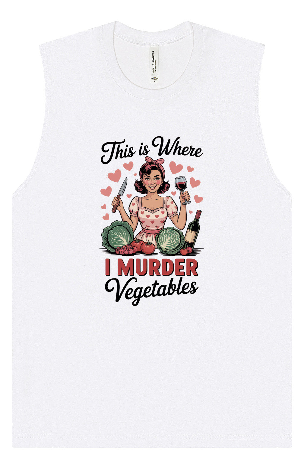 I Murder Vegetables Muscle Tank