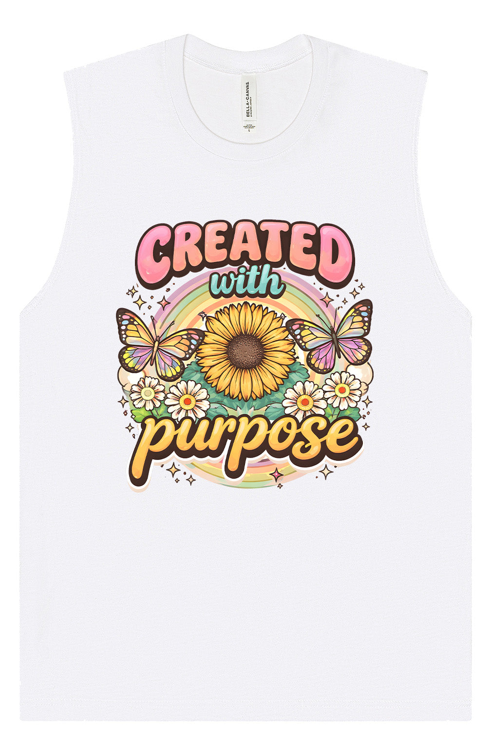 Created with Purpose Muscle Tank