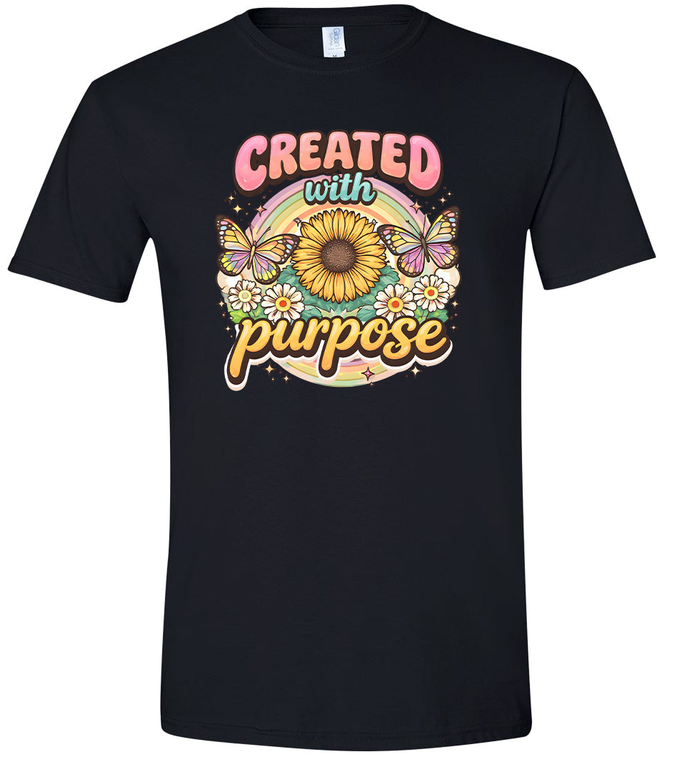 Created with Purpose Adult Gildan Soft Shirt