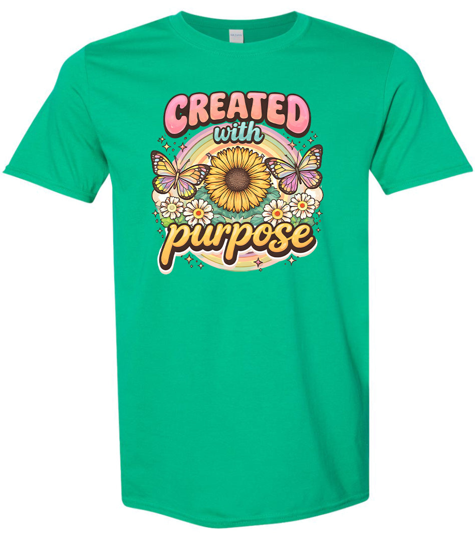 Created with Purpose Adult Gildan Soft Shirt