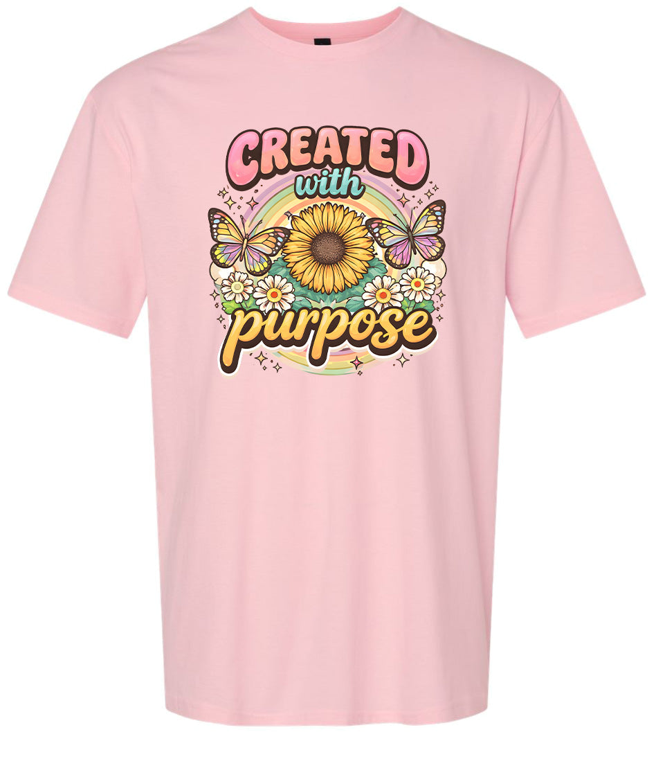 Created with Purpose Adult Gildan Soft Shirt