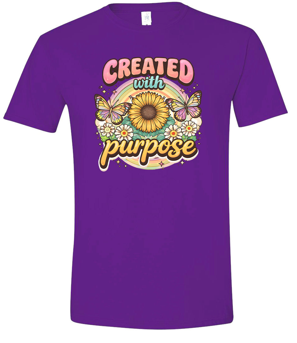Created with Purpose Adult Gildan Soft Shirt