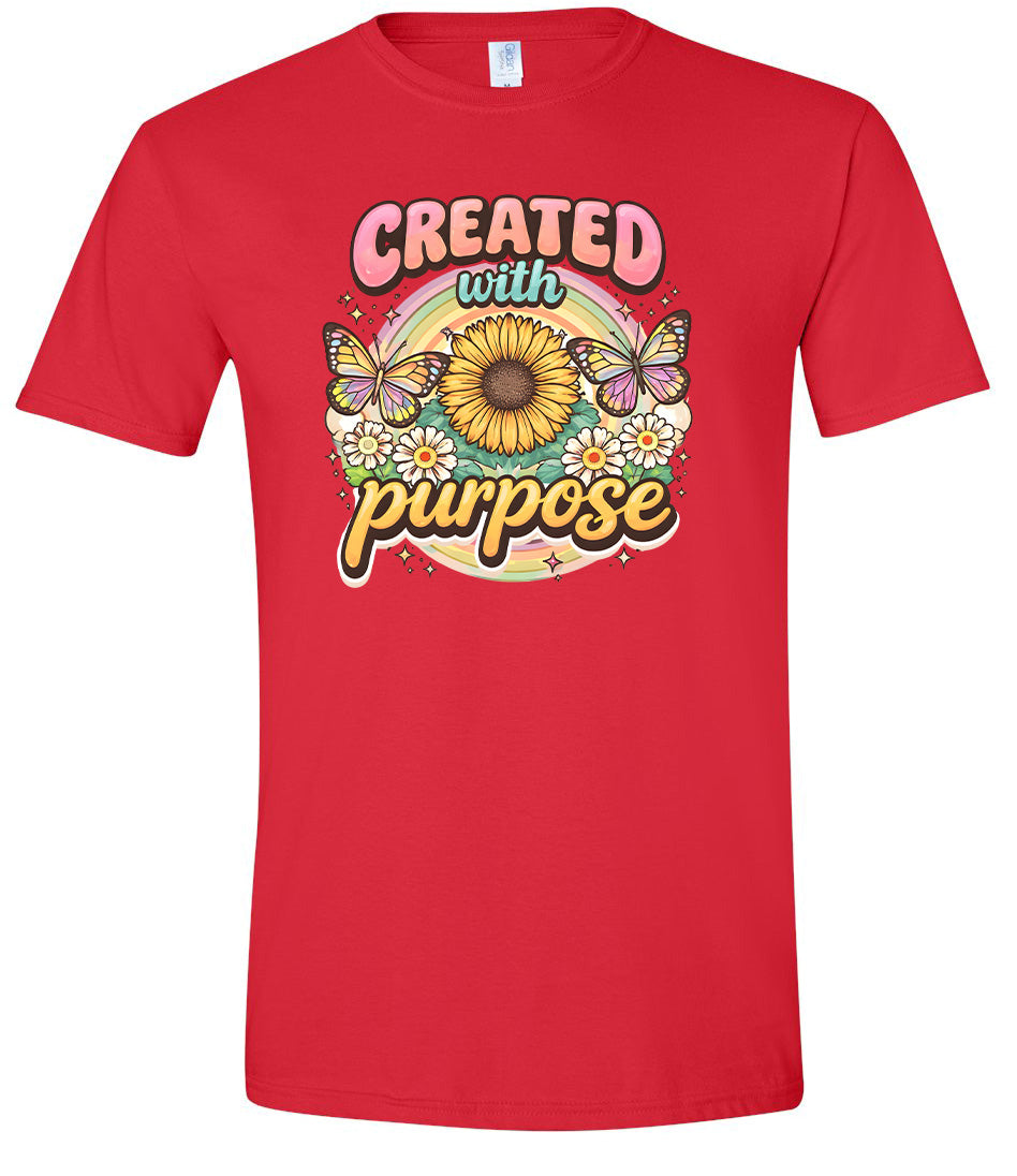 Created with Purpose Adult Gildan Soft Shirt