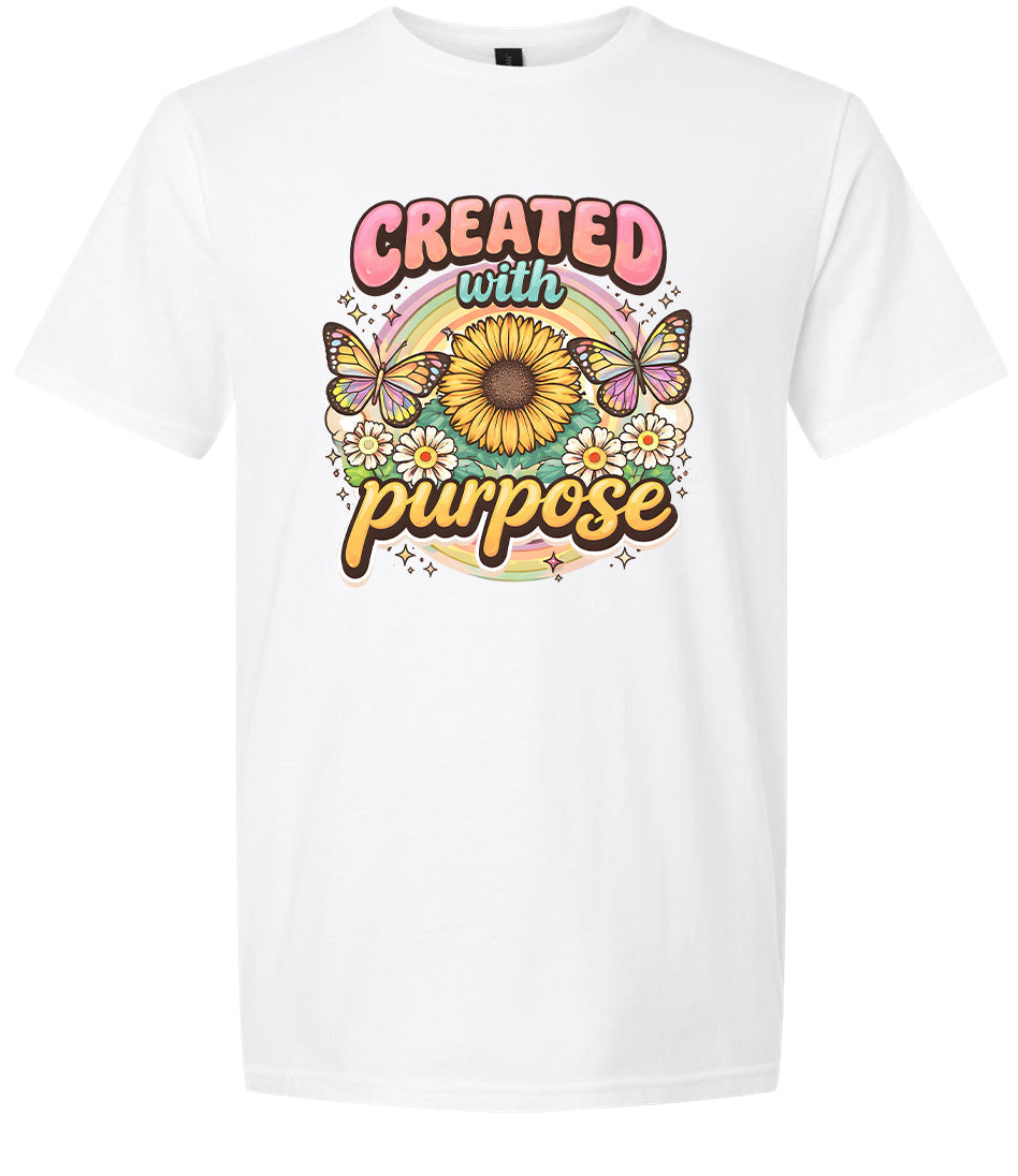 Created with Purpose Adult Gildan Soft Shirt