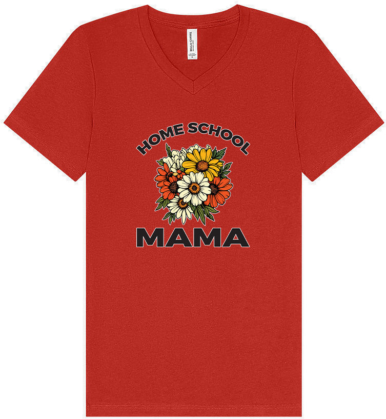 Homeschool Mama Unisex V-Neck Shirt
