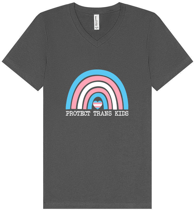 Protect Trans Kids Unisex V-Neck Shirt