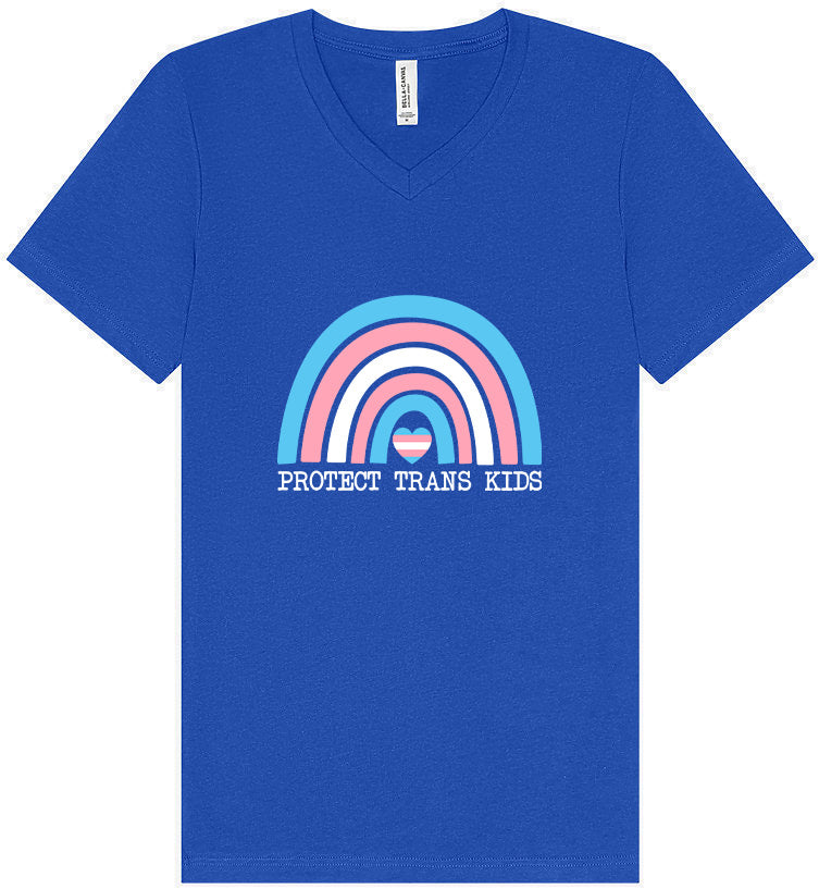 Protect Trans Kids Unisex V-Neck Shirt