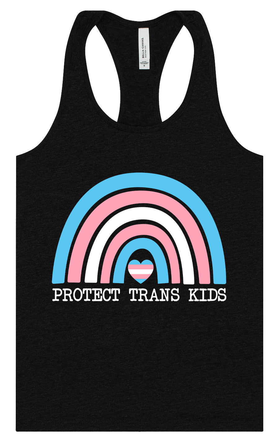 Protect Trans Kids Women's Racerback Tank