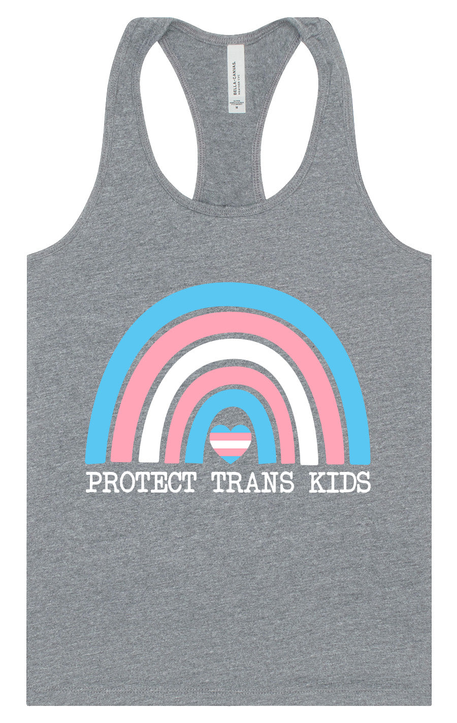 Protect Trans Kids Women's Racerback Tank