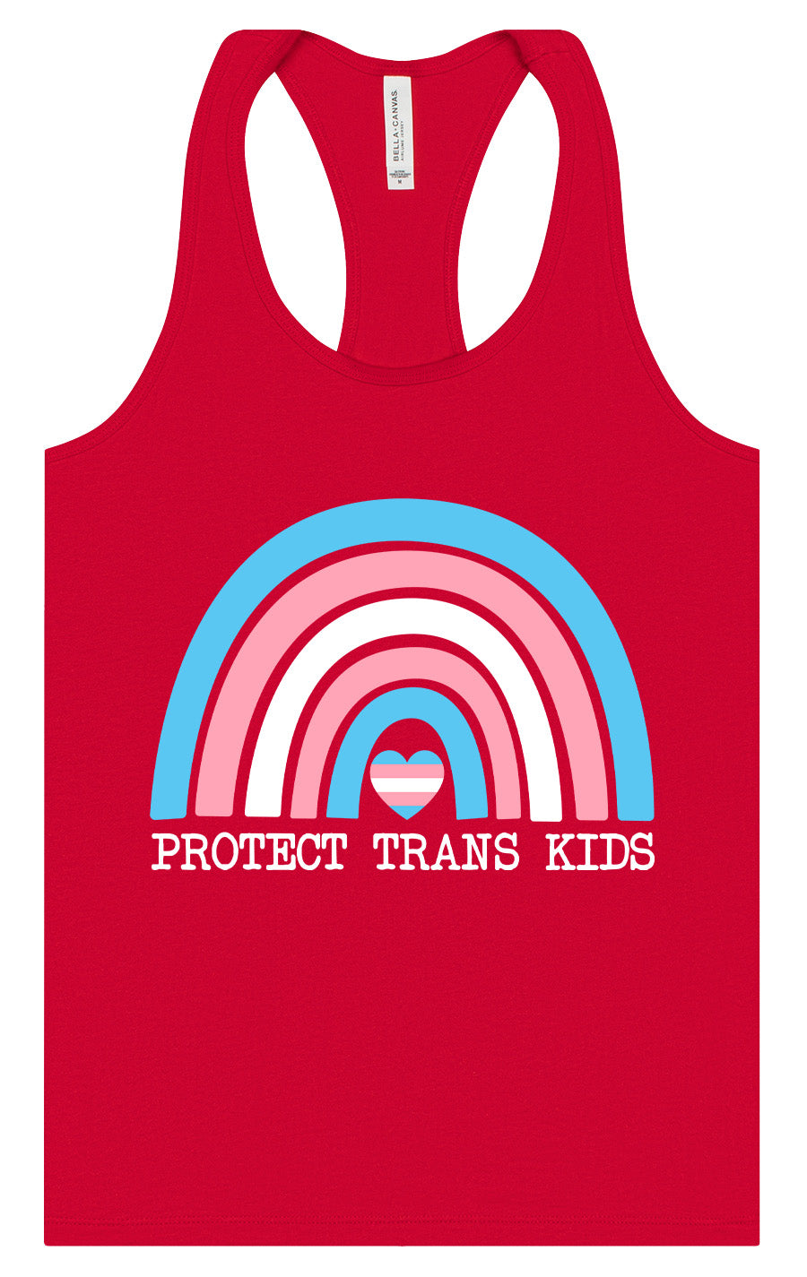 Protect Trans Kids Women's Racerback Tank