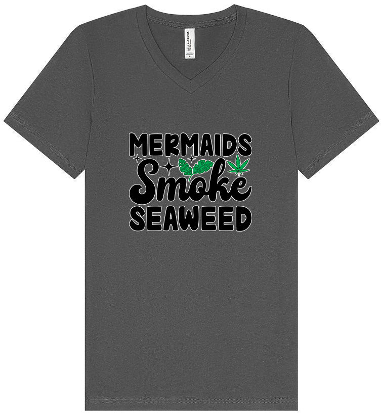 Mermaids Smoke Seaweed Unisex V-Neck Shirt