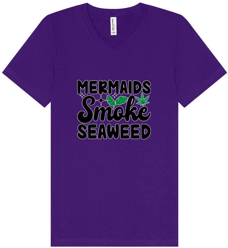 Mermaids Smoke Seaweed Unisex V-Neck Shirt