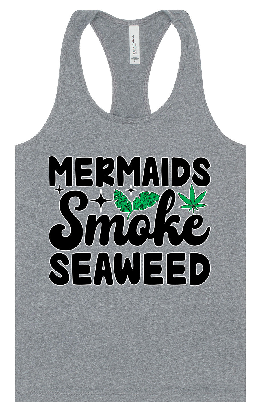 Mermaids Smoke Seaweed Women's Racerback Tank