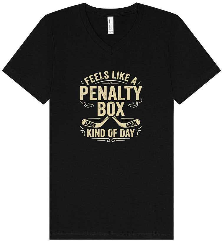 Penalty Box Kind of Day Unisex V-Neck Shirt