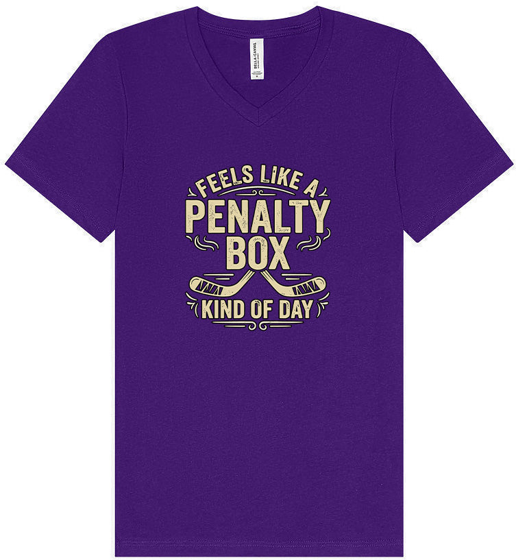 Penalty Box Kind of Day Unisex V-Neck Shirt