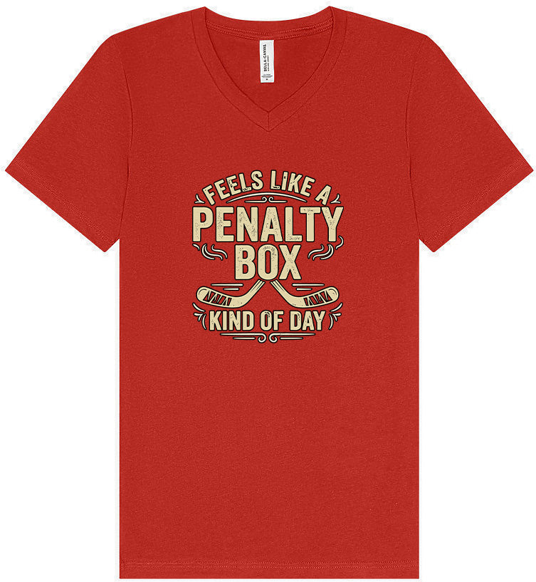 Penalty Box Kind of Day Unisex V-Neck Shirt