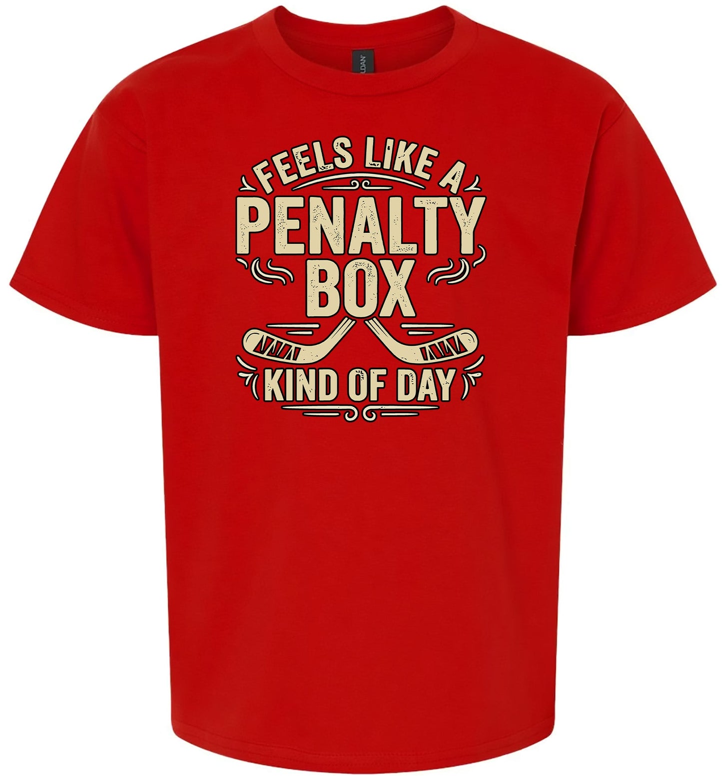 Penalty Box Kind of Day Children's Gildan Soft Shirt